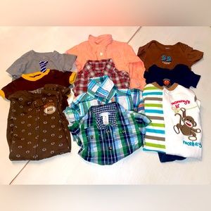 Bundle of Baby Boy Clothes 6-12 months